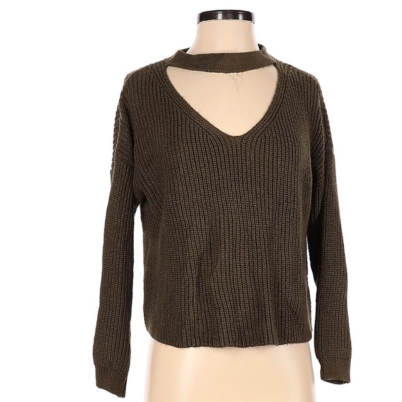 Olive Green Miracle Sweater Size S/M - Picture 1 of 2